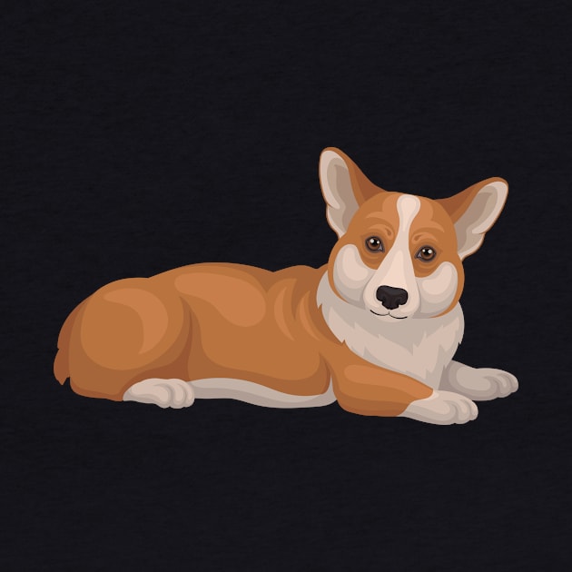 Chilin' Corgi by NewWorldIsHere